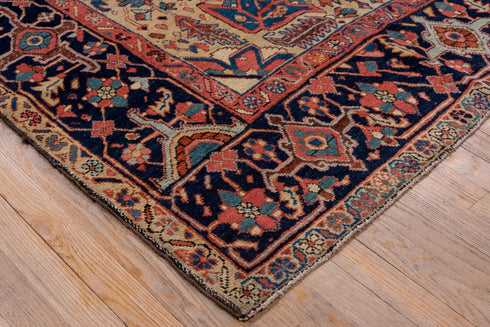 Antique Heriz Area Rug (8' x 11')